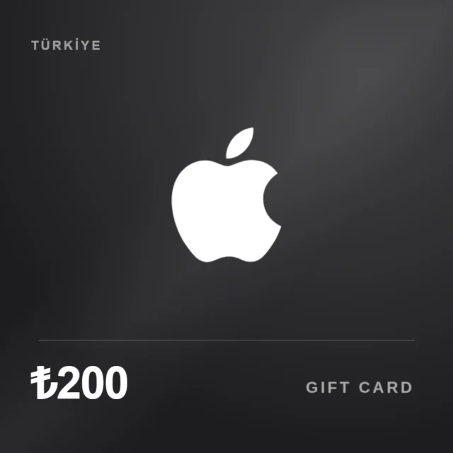 گیفت کارت 200 لیر اپل ترکیه