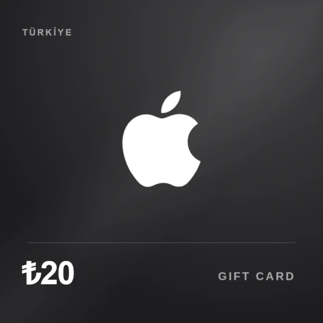 گیفت کارت 20 لیر اپل ترکیه