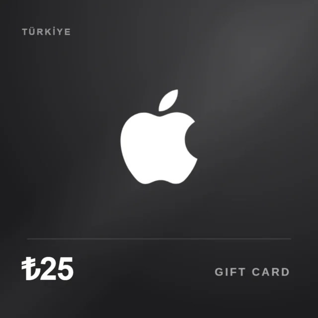 گیفت کارت 25 لیر اپل ترکیه