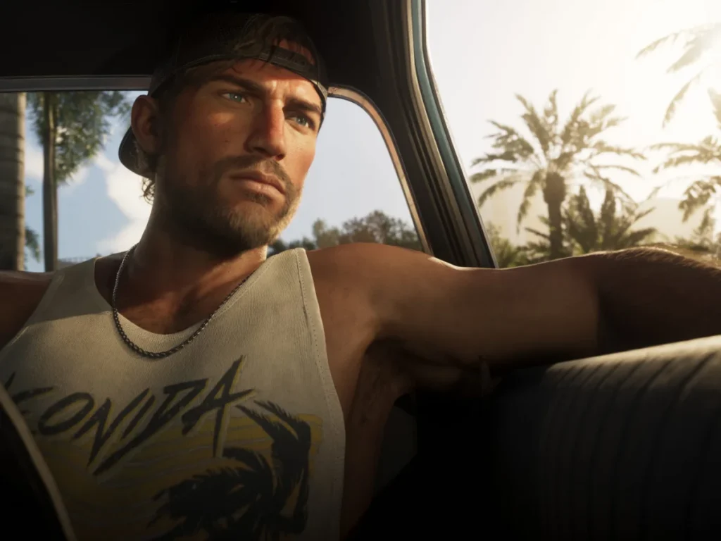 جیسون در ماشین کلاسیک در بازی GTA 6