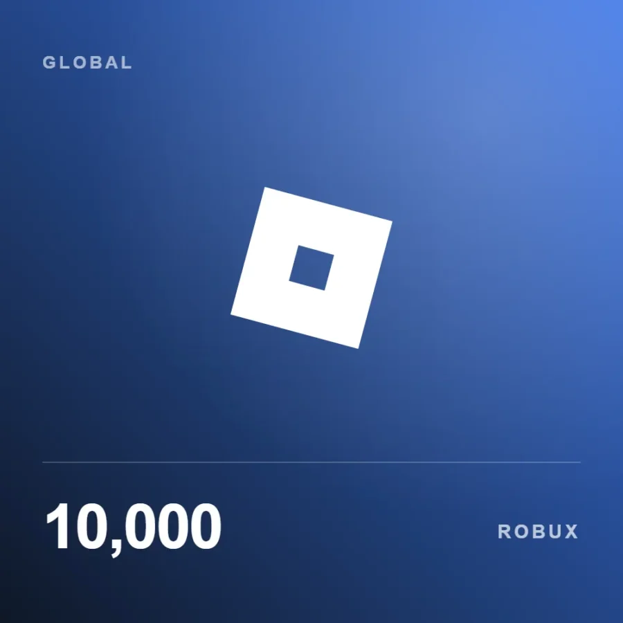 گیفت کارت 10000 روباکس روبلاکس