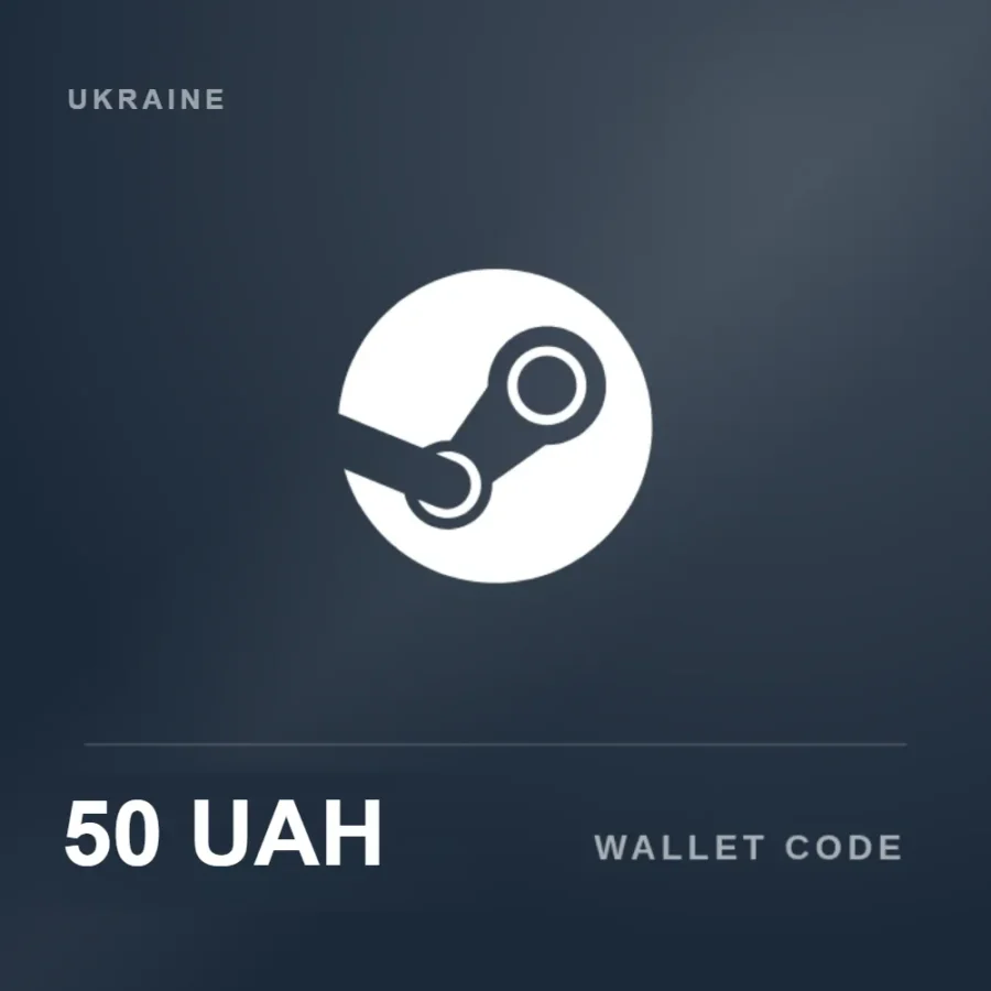 گیفت کارت 50 گریونا استیم اوکراین